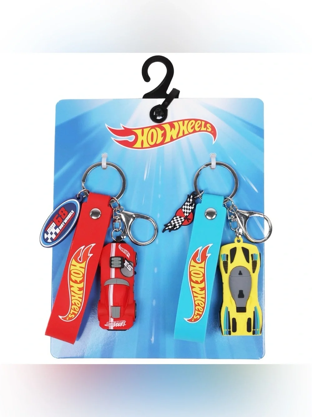 Hot wheels Keychain lanyard set